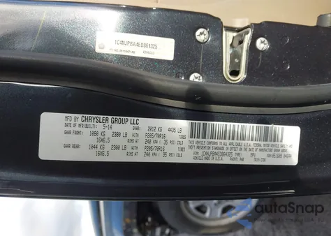 2014 Jeep Patriot Sport z USA, uszkodzony, nr VIN 1C4NJPBA4ED864325